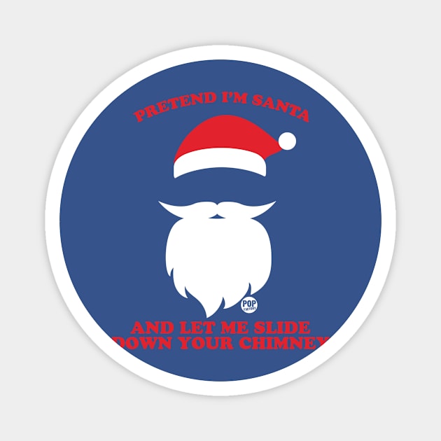 SANTA CHIMNEY Magnet by toddgoldmanart